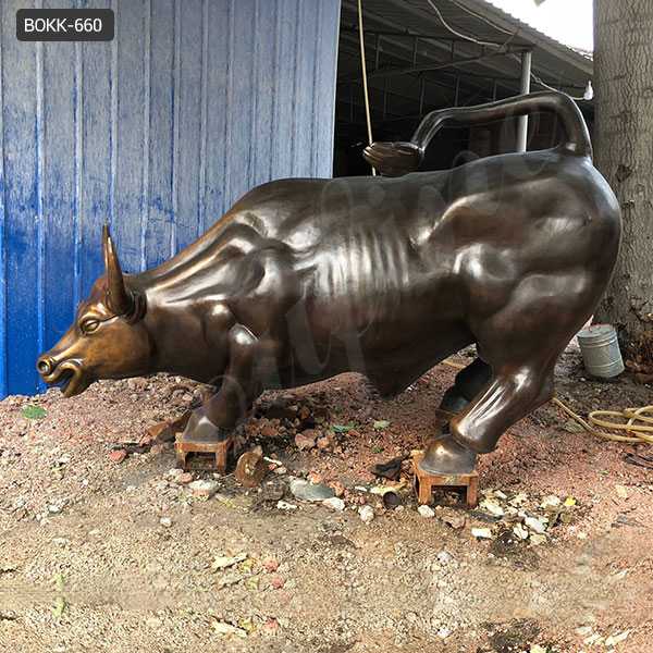 Life Size Antique Bronze Wall Street Bull Statue Replica For Our American Friend To Decor His Farm Bokk 660 You Fine Sculpture