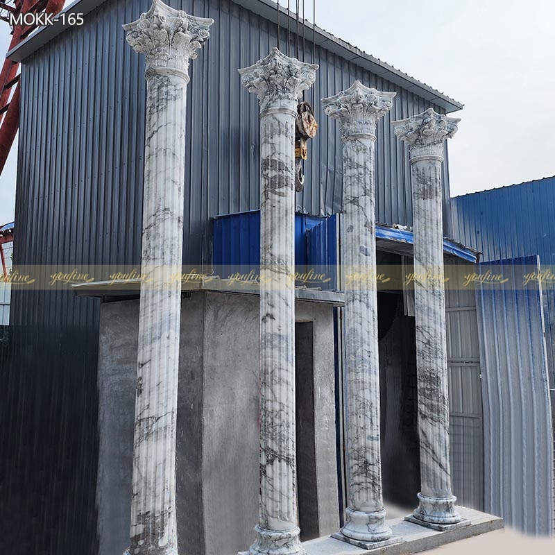Natural Marble Greek Columns