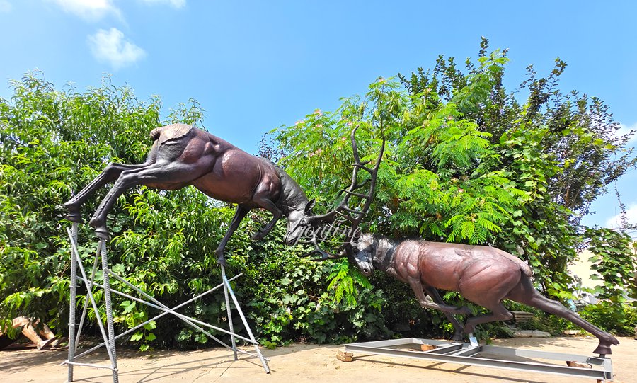 Spiritual Meaning of large bronze Deer Statue