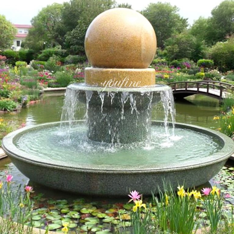 Hand Carved Ball Fountain for Garden MOKK-181