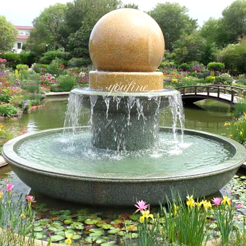 Hand Carved Ball Fountain for Garden MOKK-181