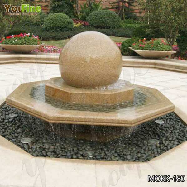 Floating Sphere Granite Fountain Stone Rolling Ball Sphere Fountain MOKK-180