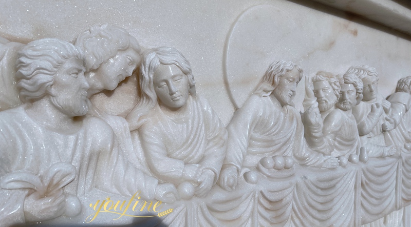 hand carved altar relief details