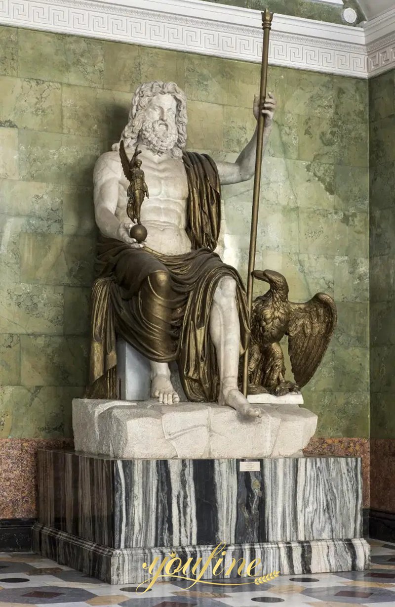 life size zeus sculpture