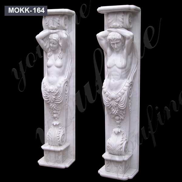 Large Round Pillar Designs for Residential Buildings Cheap Antique Greek  Spiral Column Suppliers MOKK-151 - YouFine Sculpture