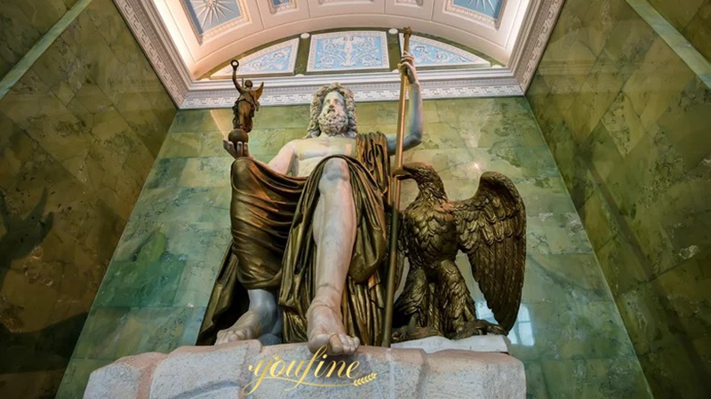 marble zeus statue