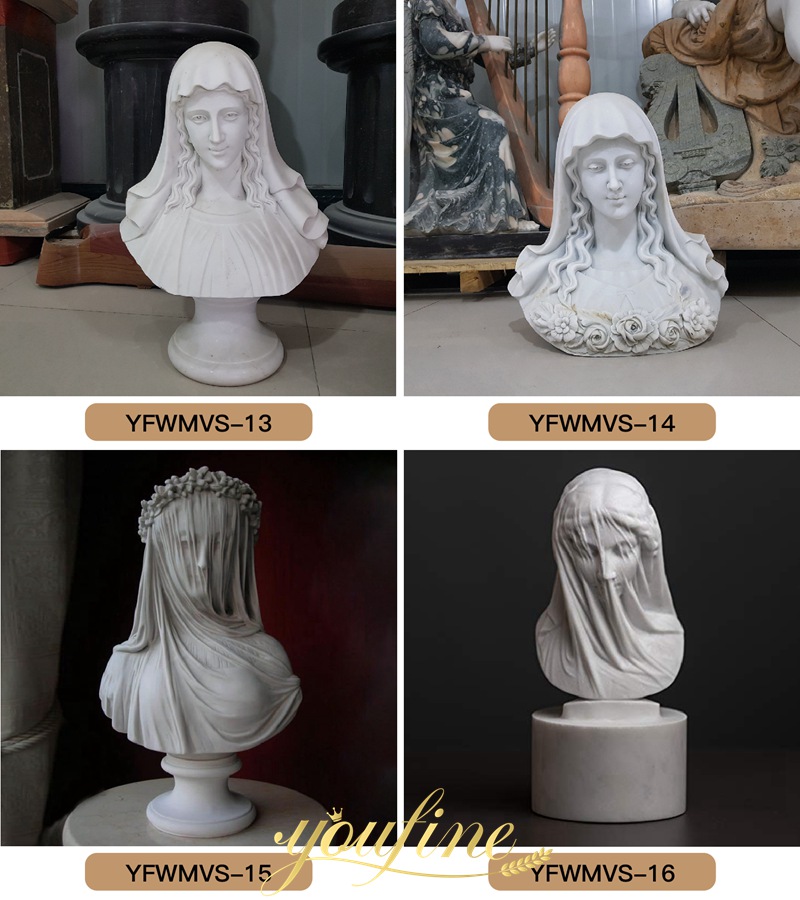 more Veiled Virgin bust designs