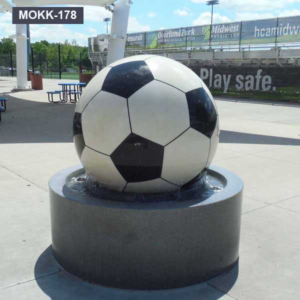 Granite Football Ball Water Fountain Outdoor Decor for Sale MOKK-178