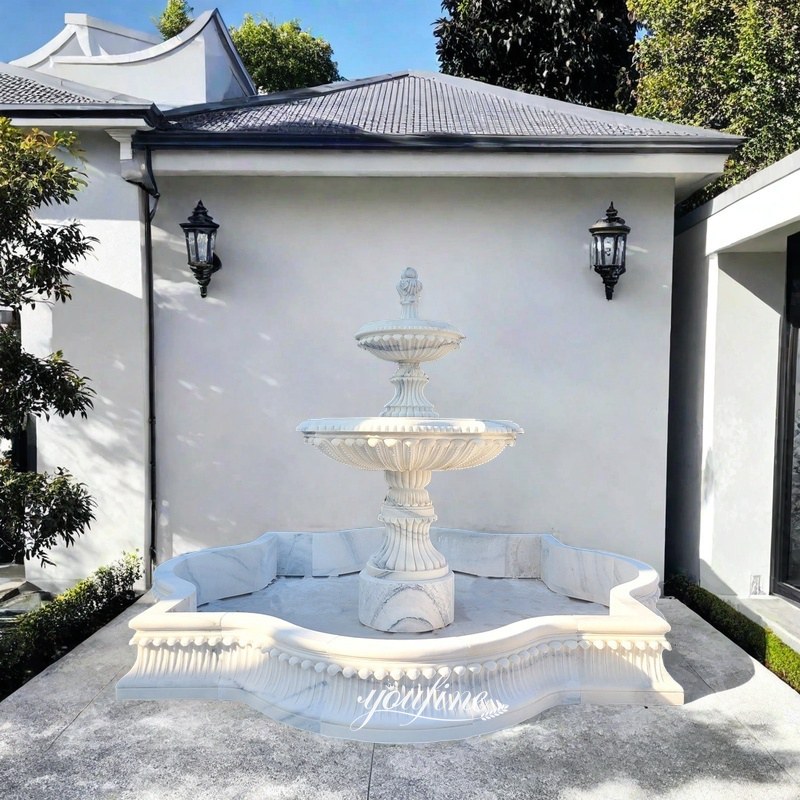 two tiered simple garden Fountain