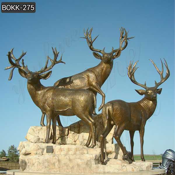 stag statue garden design