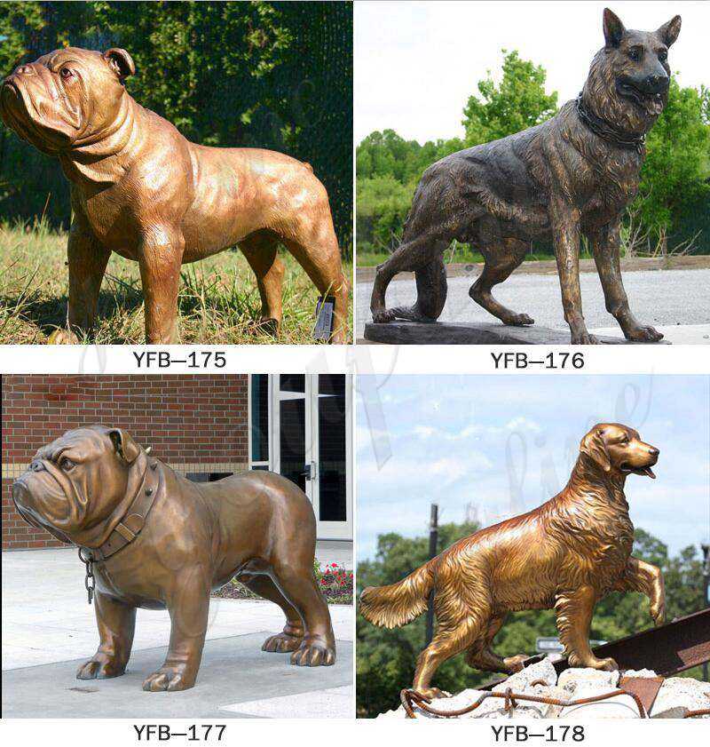 BOKK-541 modern dog sculpture for sale