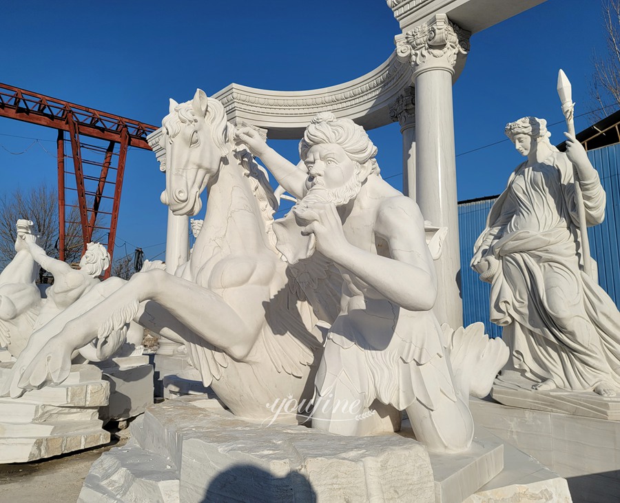 Garden Fountain Piazza Di Trevi detail