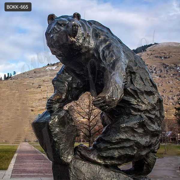 grizzly bear statues