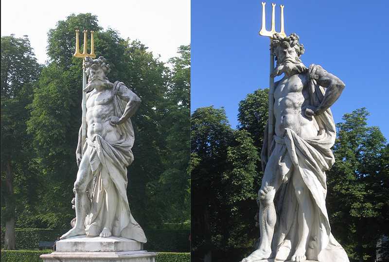 Marble Nymphenburg Statue