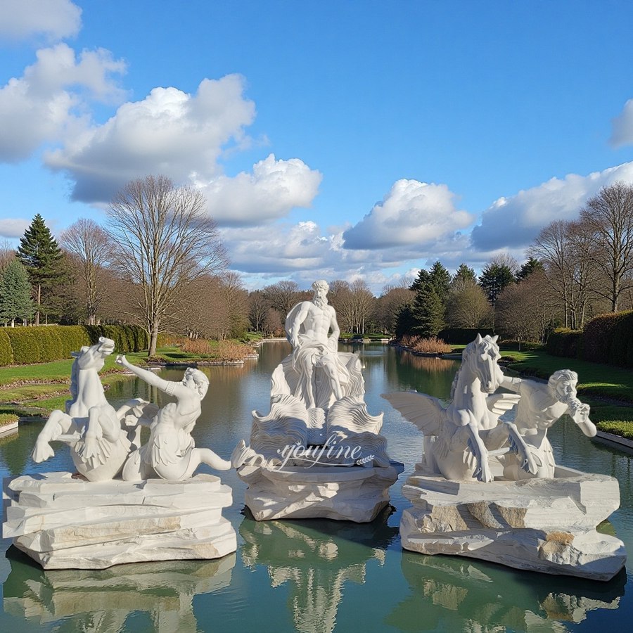 marble Trevi Fountain Replica