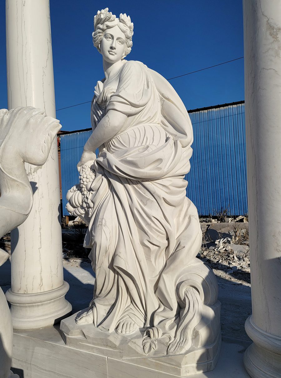 large statue of Abundance