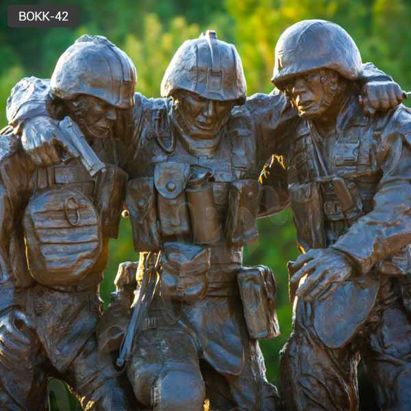 bronze military figures