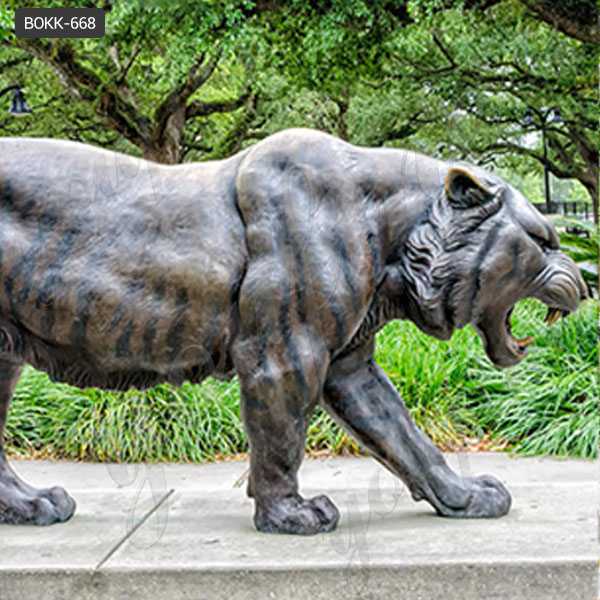 tiger yard statue