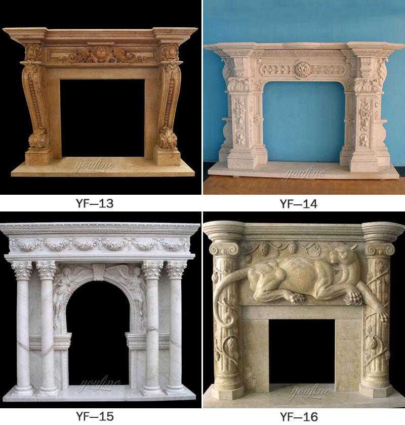 marble outdoor fireplace designs plans