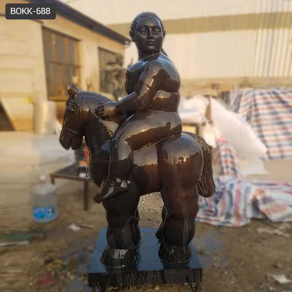 Famous Fernando Botero's Fat Animal Sculptures Style Horse Design Replica for Sale BOKK-688