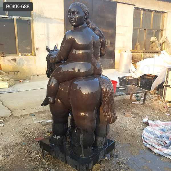 Famous Fernando Botero's Fat Animal Sculptures Style Horse Design Replica for Sale