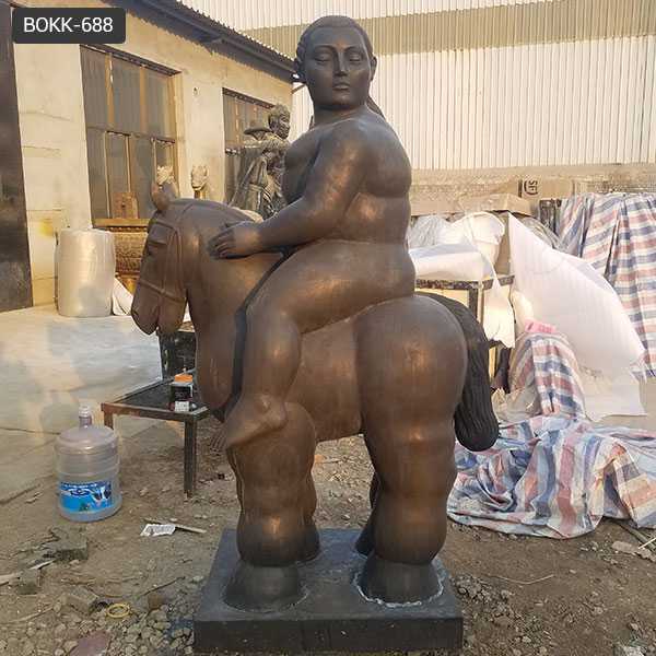 Famous Fernando Botero's Sculptures Style Horse Design Replica for Sale BOKK-688