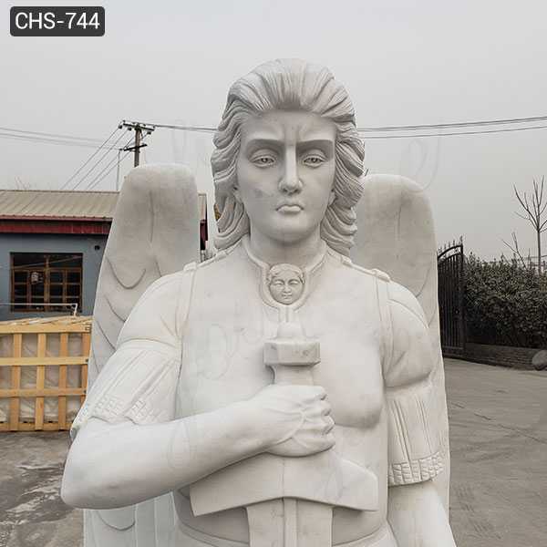 Famous Marble Archangel Statues Catholic Saint Sculpture Design Replica for Sale