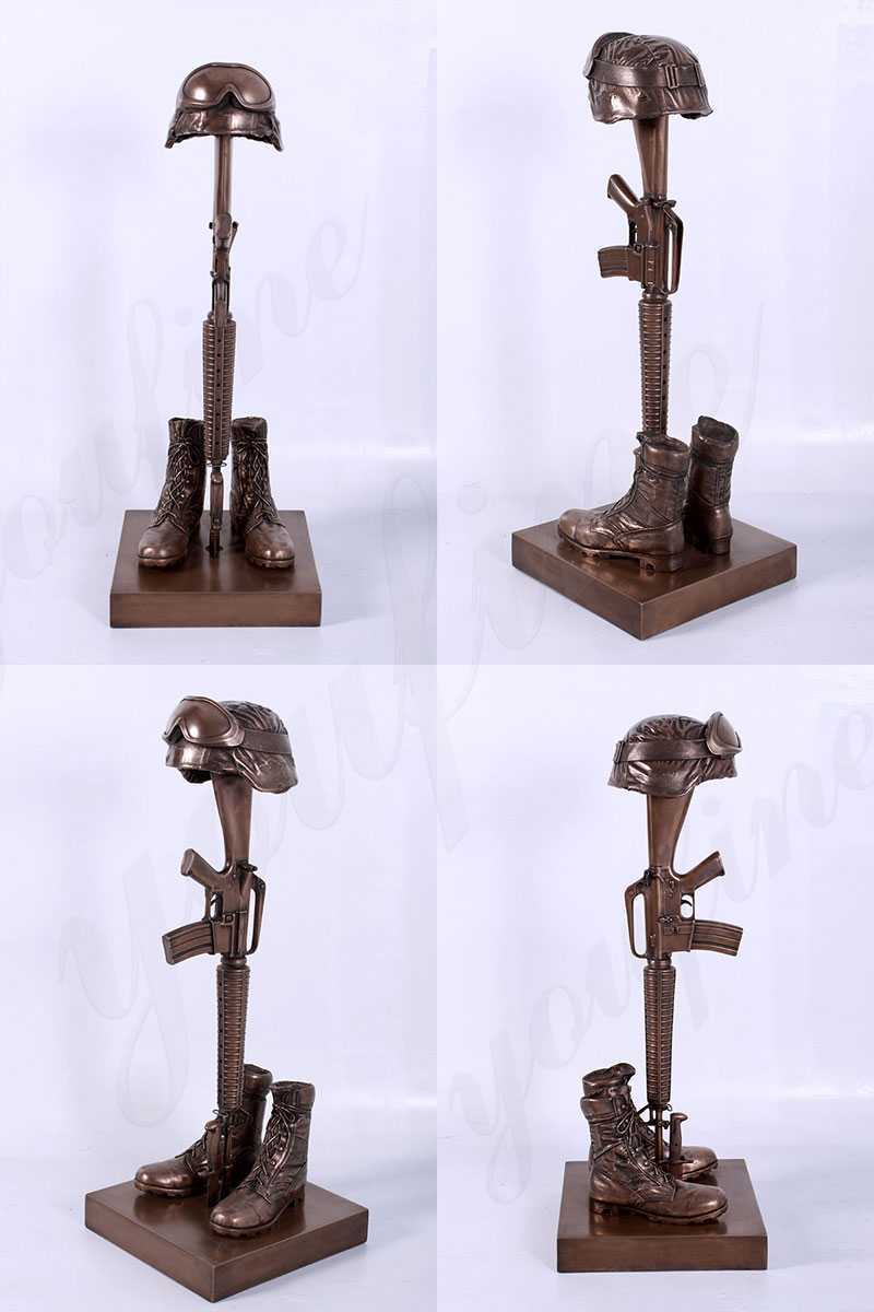 antique bronze battle cross statues for sale