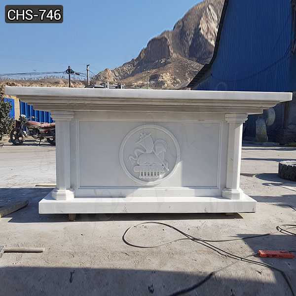 white marble church altars designs