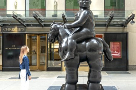 Famous Fernando Botero Fat Real Size Horse Design Replica for Sale BOKK-688