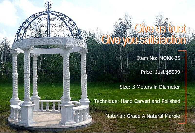 marble gazebo for backyard for sale