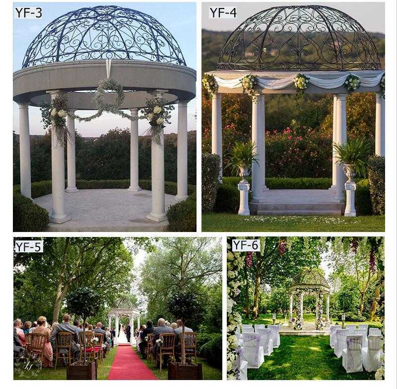 outdoor marble gazebo for weddings for sale