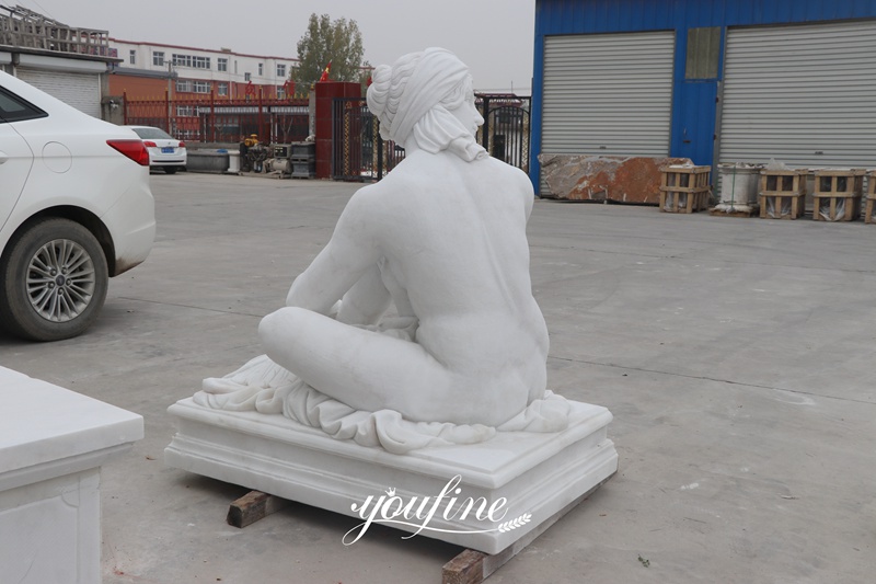 James Pradier Odalisque marble statue