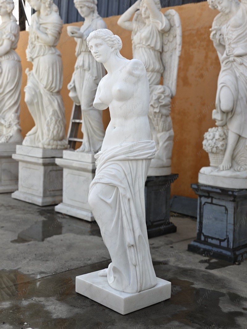 Famous Life Size Venus De Milo Marble Aphrodite Statue for Sale