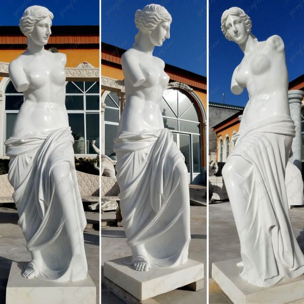 Famous Life Size Venus De Milo Marble Aphrodite Statue for Sale