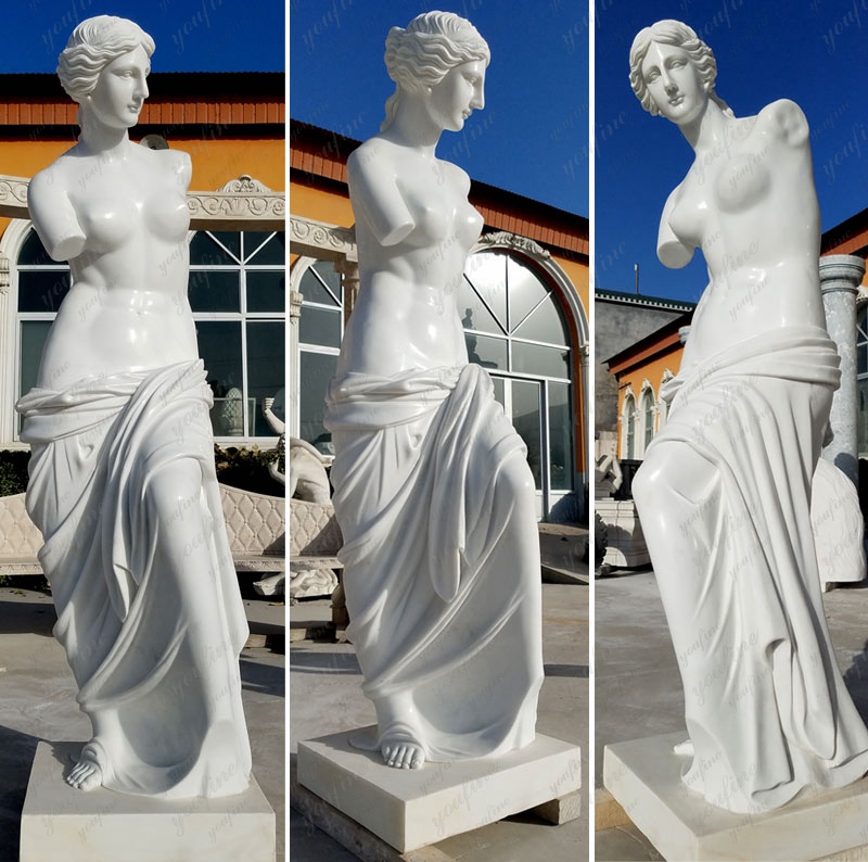 Famous Life Size Venus De Milo Marble Aphrodite Statue for Sale