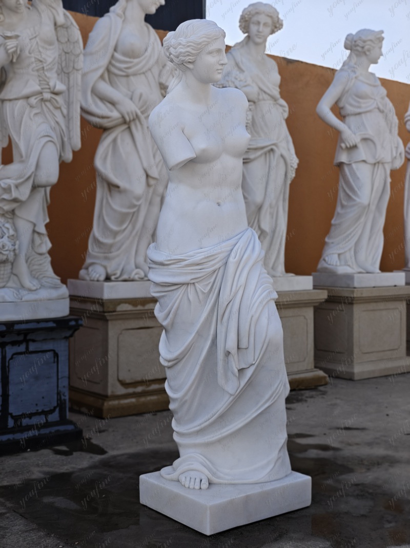 Famous Life Size Venus De Milo Marble Aphrodite Statue for Sale