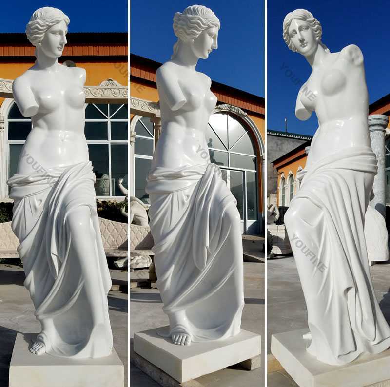 Famous life size Venus de milo marble statues designs for decor for sale