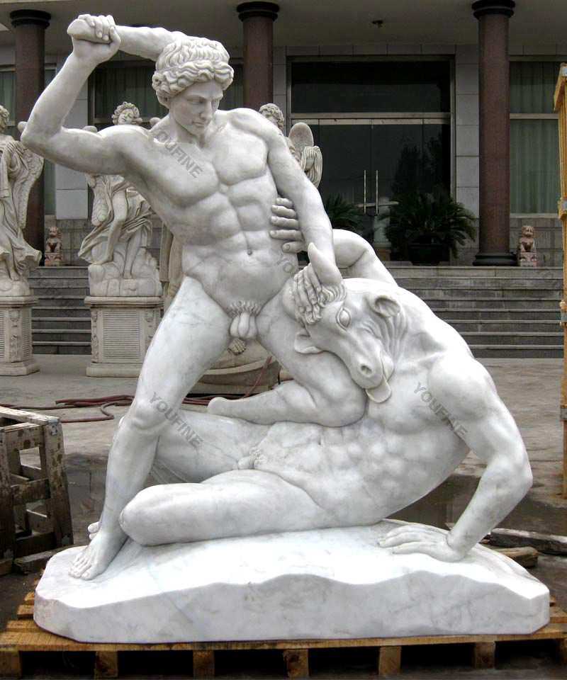 Farnese Hercules Marble Sculpture for sale