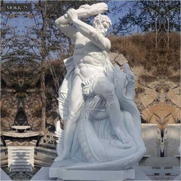 Life Size Farnese Hercules Statue Marble Carving Supplier MOKK-75