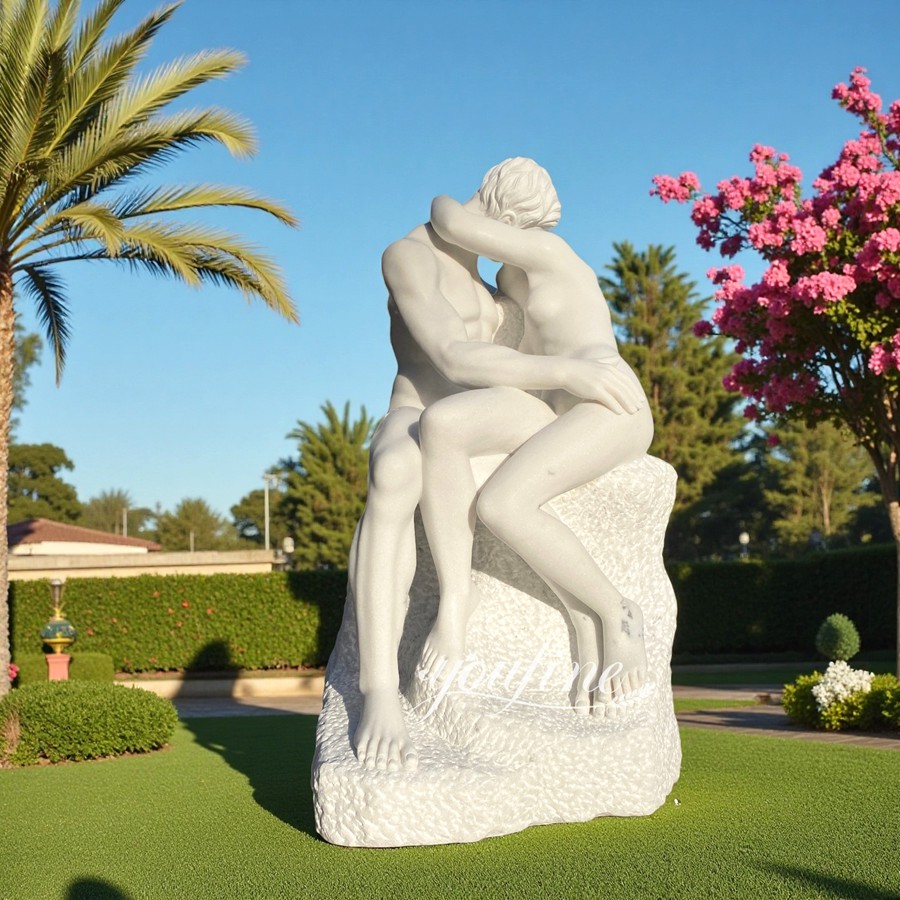 Kiss Marble Sculpture fo rgarden