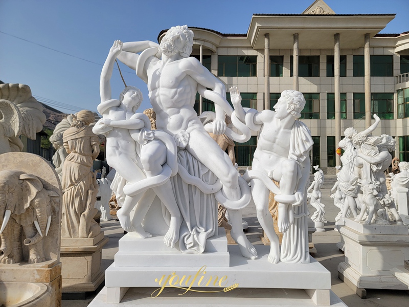 Laocoon and His Sons Sculpture replica