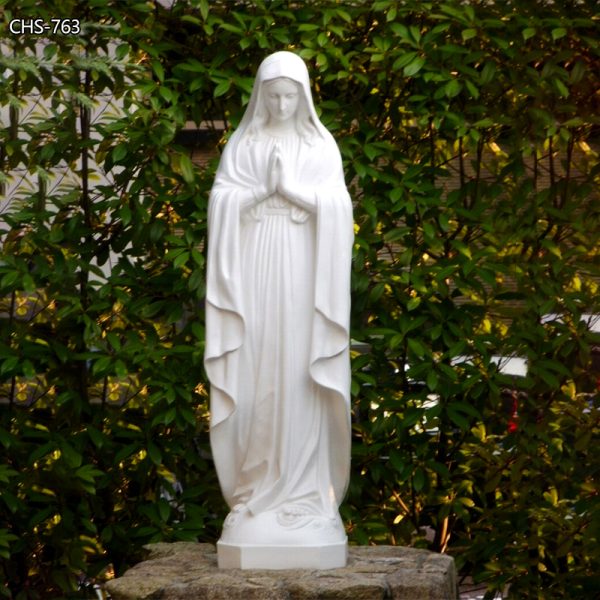 Life-Size-White-Marble-Blessed-Mother-Mary-Statue-for-Outside-Decor