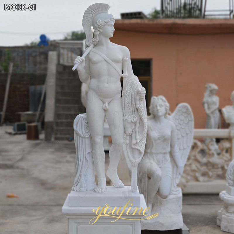 Marble Ares God of War Statue