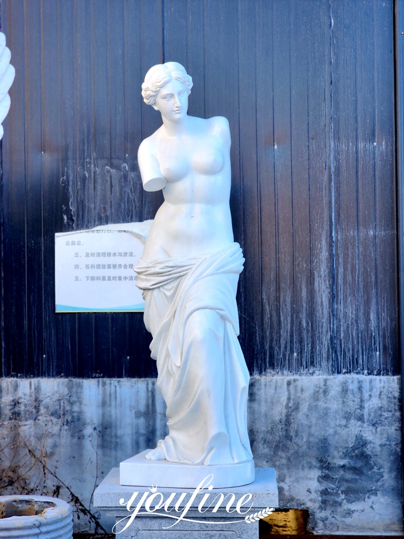 Marble Venus sculpture