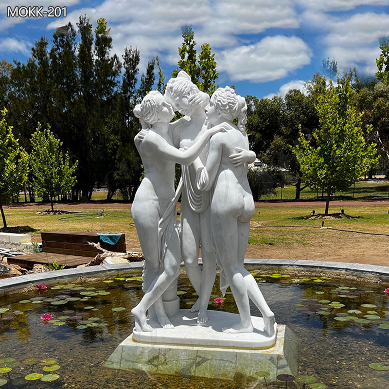 Natural Marble Famous Three Graces Statue for Sale MOKK-201