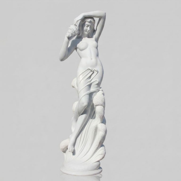 Nude Female Holding Shell Sculpture for Sale MOKK-68
