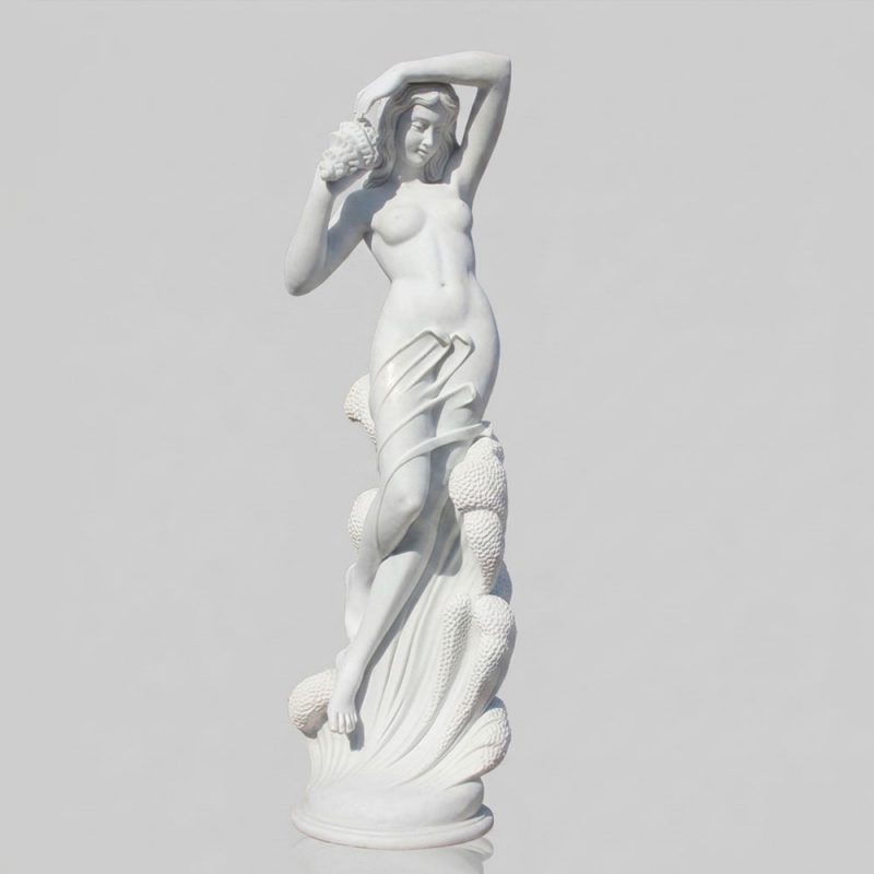 Nude Female Holding Shell Sculpture for Sale MOKK-68
