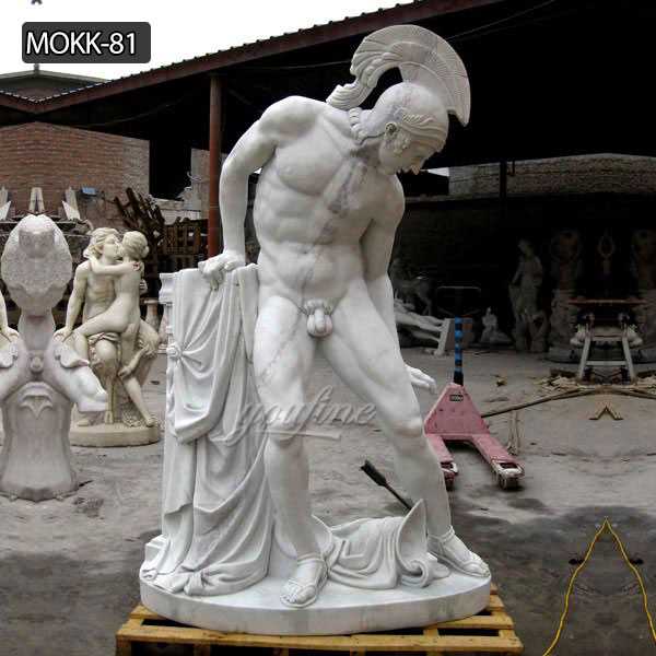 White Marble Life Size Ares God of War Statue for Sale MOKK-81