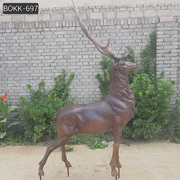 bronze deer statue for sale